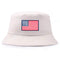 Fisherman Chapeau USA Flag Embroidered Bucket Hat - Multiple Colors