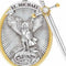 Saint Michael The Archangel Pendant Necklace