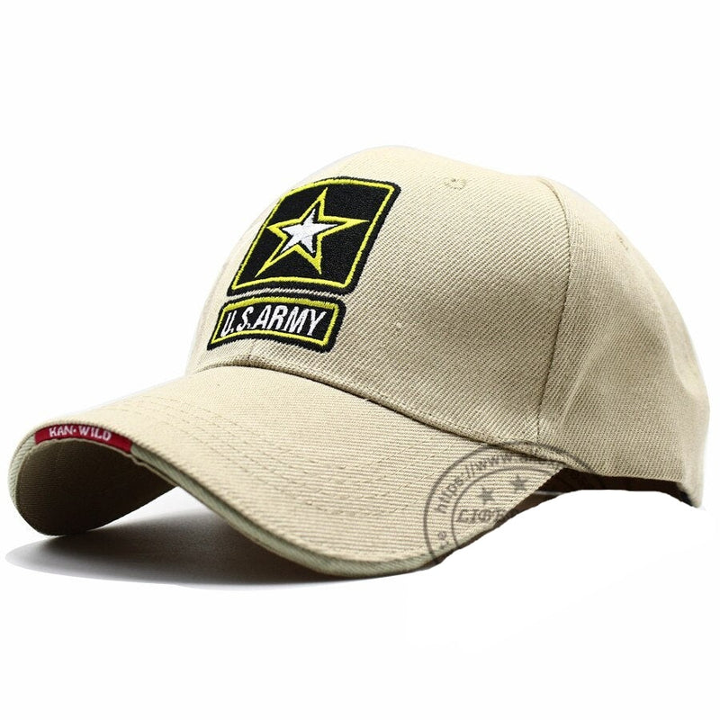 Vintage Army Star Baseball Cap - A Salute to Style & Patriotism, Embroidered with Quality