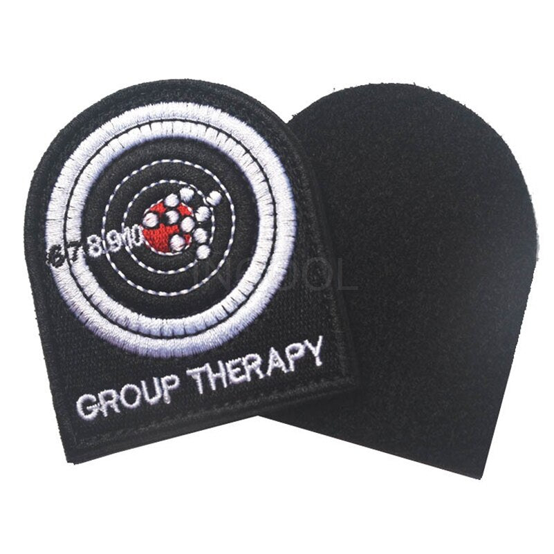 Embroidery Patch "Group Therapy" - Unleash Your Warrior Spirit!