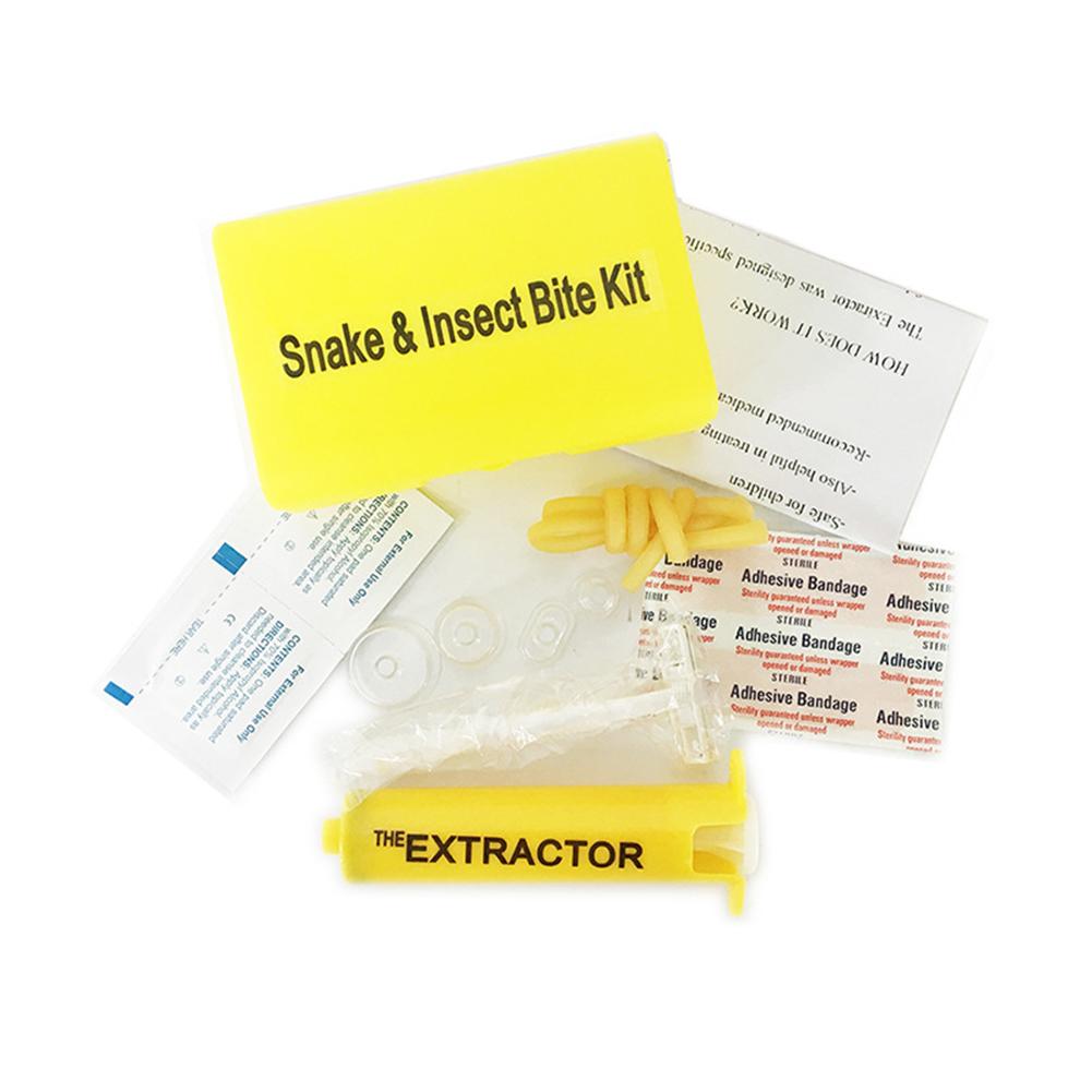 Venoms & Poisons Extractor Vacuum Pump: Outdoor Emergency Aid, Effective for Snake Bites, Bee/Wasp Stings, Mosquito Bites, Lightweight, Compact, Single-hand Operation