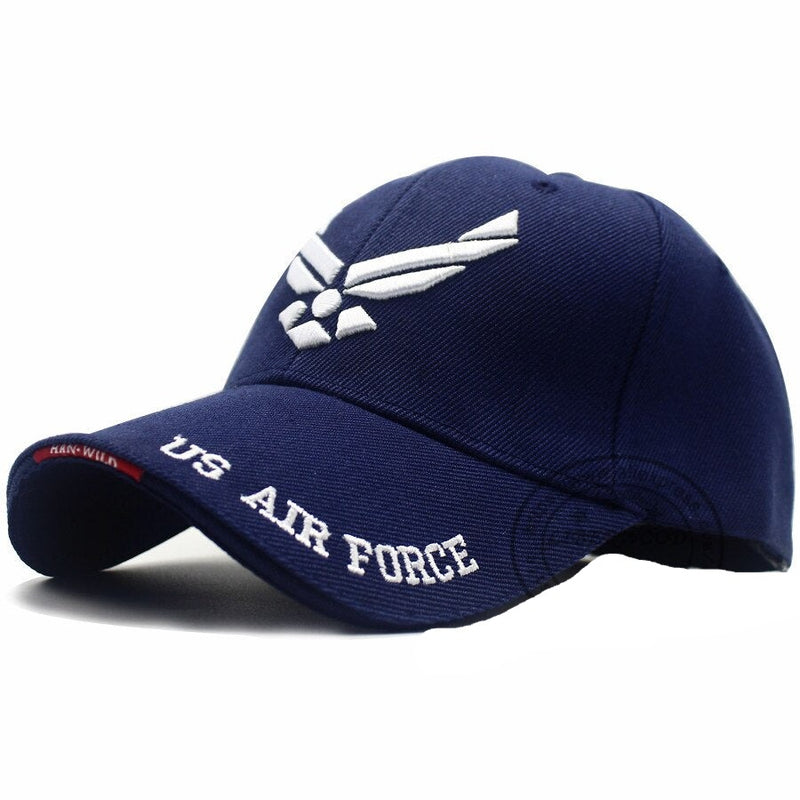 U.S. Air Force 3D Embroidered Cap - Adjustable Ball Cap for Men