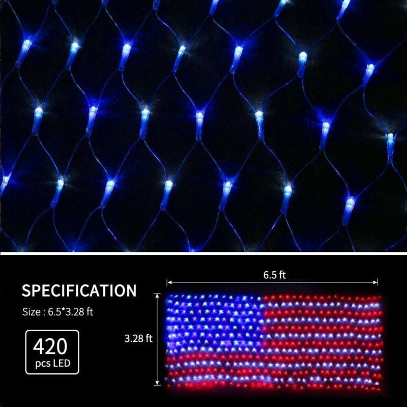 American Flag LED Lights