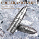 Unleash the Power of Chill with BOUSSAC Bullet Shaped Stainless Steel Ice Cubes