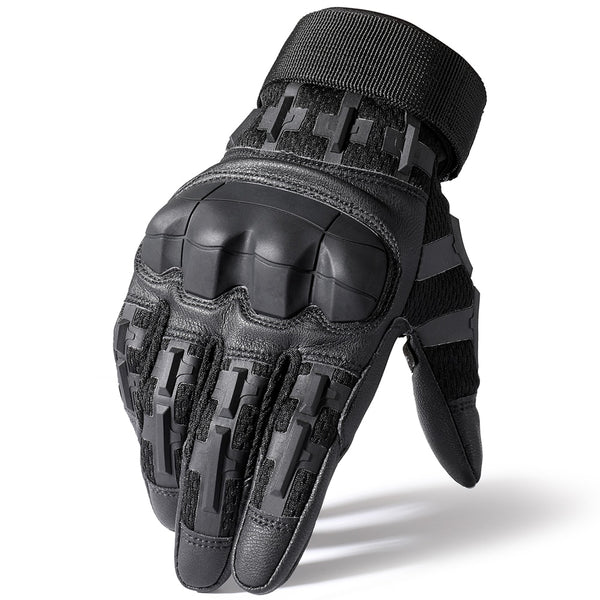 Premium PU Leather Full-Finger Indestructible Tactical Gloves | Sizes S to XL