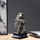 American Bald Eagle Statue Collection Resin Sculpture Ornament Bird Figurine for Desk Restaurant Bedroom Decor