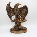 Bronze Resin Eagle Decorative  Statue Home Decor