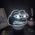 Sad Frog Pepe Feels Bad 3D LED Lamp