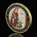 Firefighter Coin: Honor & Duty With St. Florian Patron Saint of Firefighters