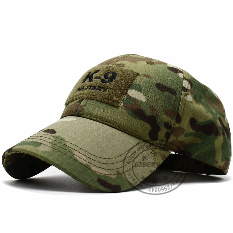 Embroidered K9 Service Dog Baseball Cap - Multiple Styles