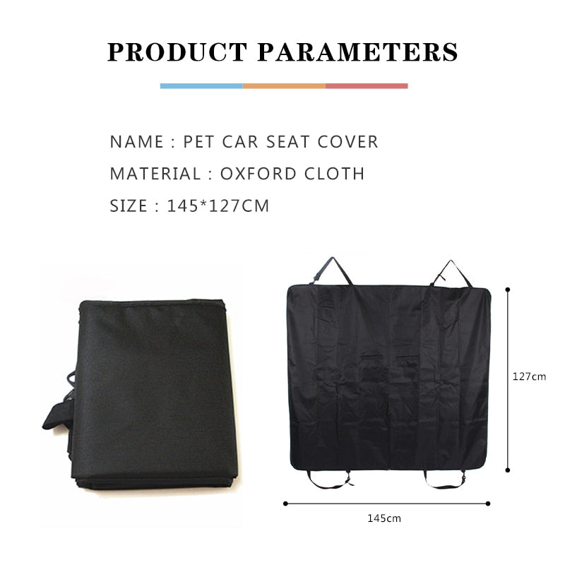 Foldable Waterproof  Pet Car Backseat Cover