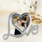 Heart Shaped Mr & Mrs. Photo Frame