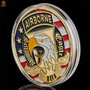 USA Defense Force 101st Airborne Division Air Assault US Army Rendez-Vous With Destiny Challenge Token Coin