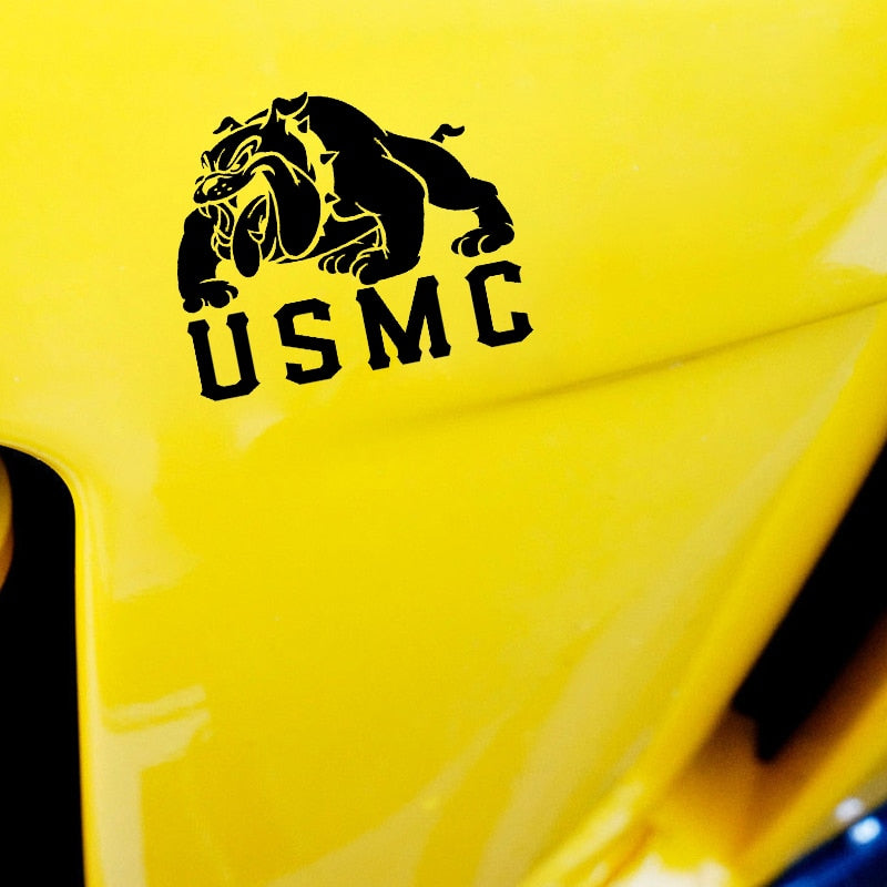 US Marine Corp USMC Bull Dog Car Sticker
