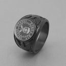 Black USA Military Ring United States Rings - Stainless Steel, Durable & Stylish Design
