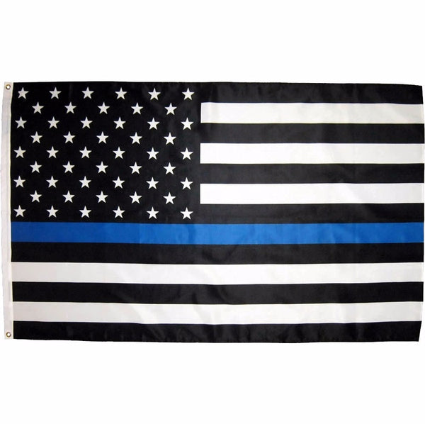 Blue Lives Matter Flag, Stars and Stripes: 3x5ft - Support Law Enforcement
