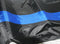 Show Support For Police - 3x5ft Thin Blue Line Flag - Resilient and Durable