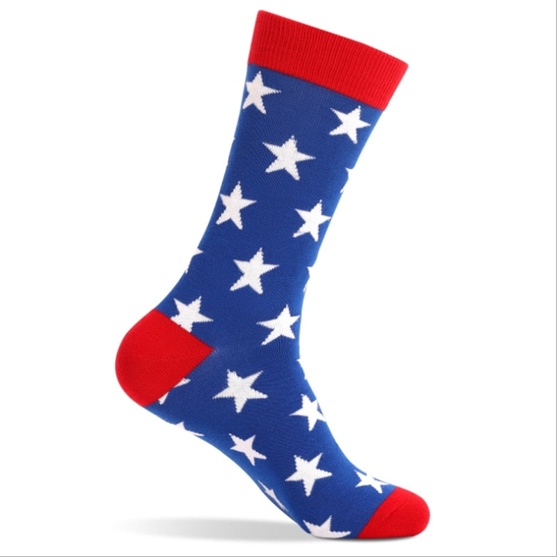 Stars And Stripes American Flag Men Socks