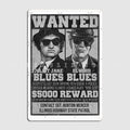 The Blues Brothers Wanted Metal Sign