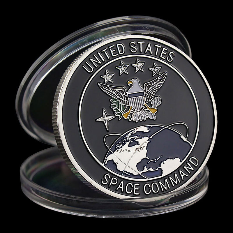 United States Space Force Challenge Coin - USA Military Silver Plated Commemorative Coin