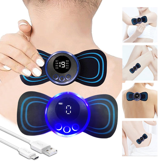 Mini Portable Electric Pulse Neck Massager