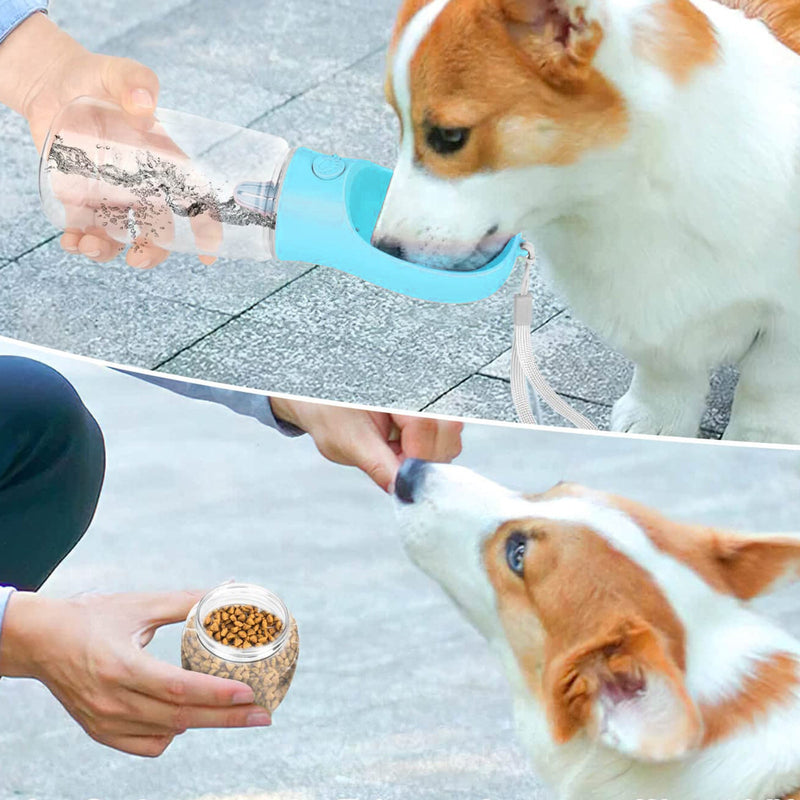Portable Dog Water Bottle with Storage Food and Water Container – Keep Your Dog Hydrated on the Go