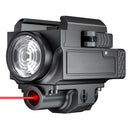 800 Lumens Tactical Gun Light with Red/Green Laser Sight & Pistol Light - Rechargeable Laser Sight Combo