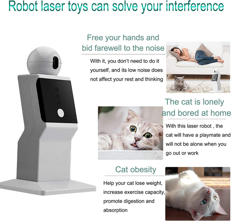 Automatic Random Moving Interactive Laser Cat Toy