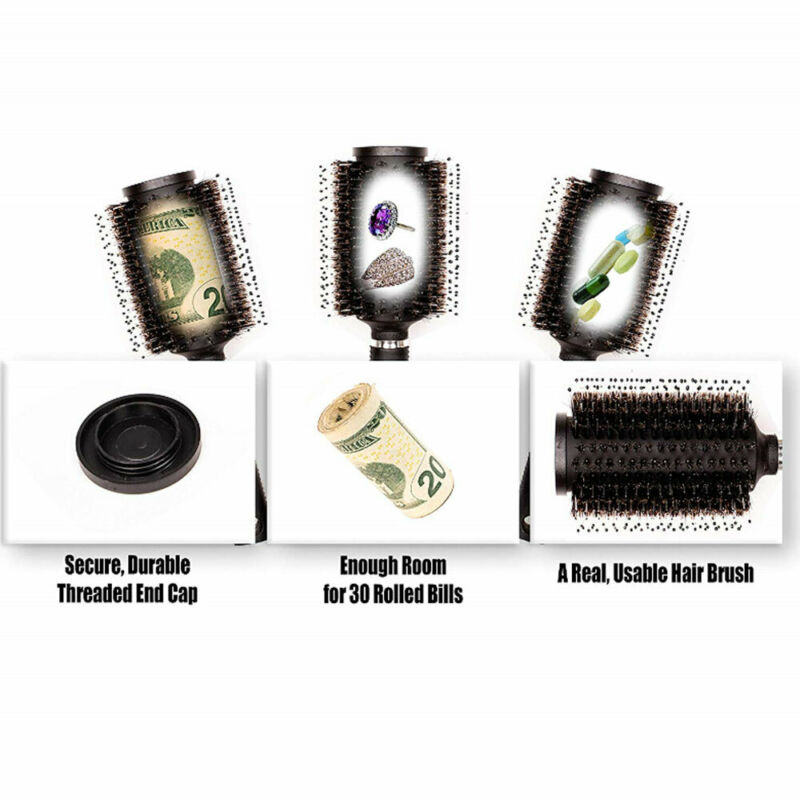 Keep Your Valuables Safe with our Hair Brush Diversion Safe Stash Can