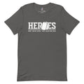 "Heros Don't Wear Capes, They Wear Dog Tags" BlabberBuzz Collection Unisex T-shirt