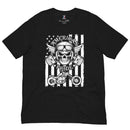 "American Pride" Skull & Pistons Motorcycle BlabberBuzz Collection T-shirt