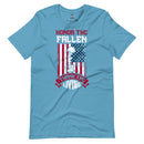 "Honor The Fallen, Thank The Living" Patriotic BlabberBuzz Collection Unisex T-shirt