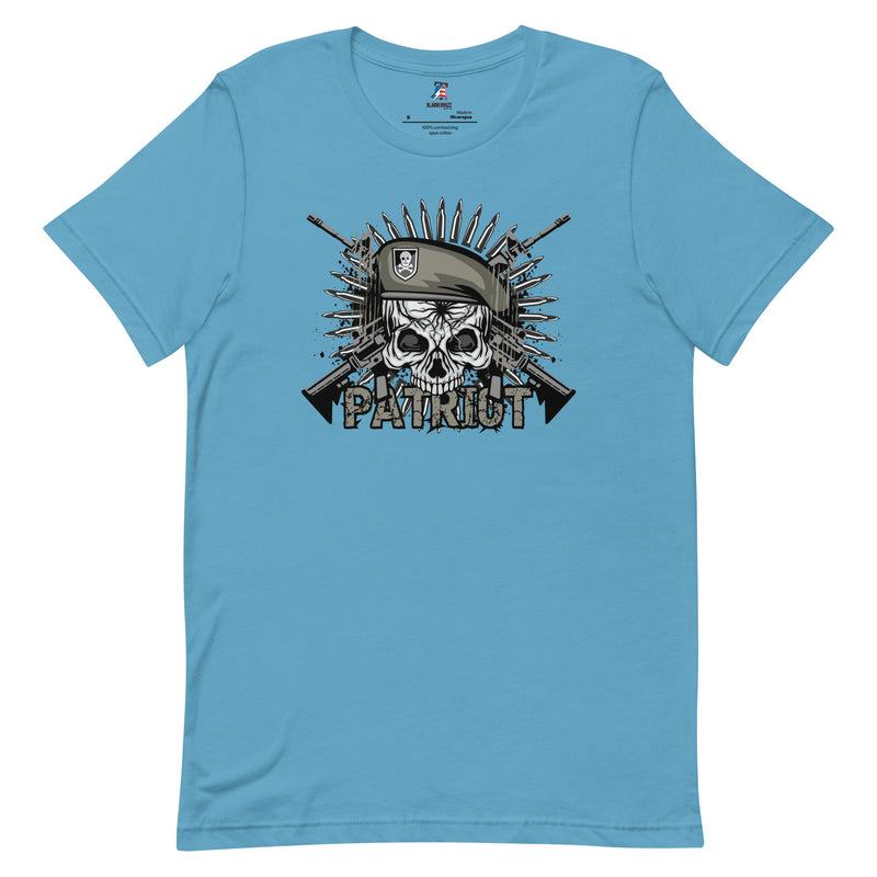 "Patriot" Military Skull, BlabberBuzz Collection Unisex T-shirt