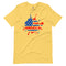 Paint Ball Splat "America" BlabberBuzz Collection Unisex T-shirt